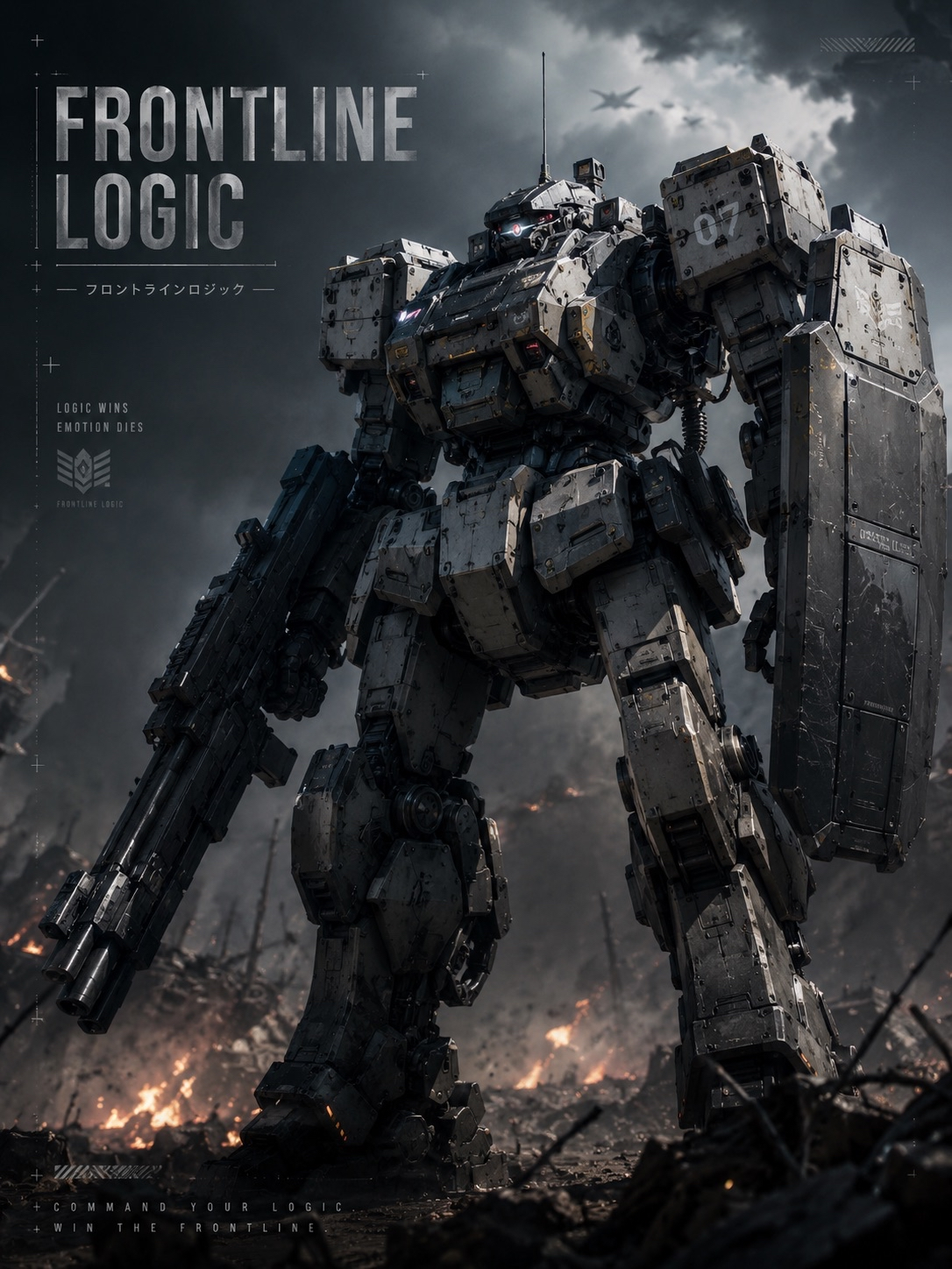 Battle Frame title visual